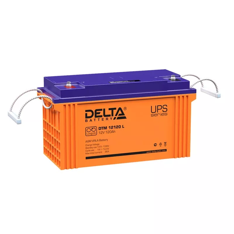 Delta DTM 12120 L Аккумуляторная батарея (12В, 120Ач)