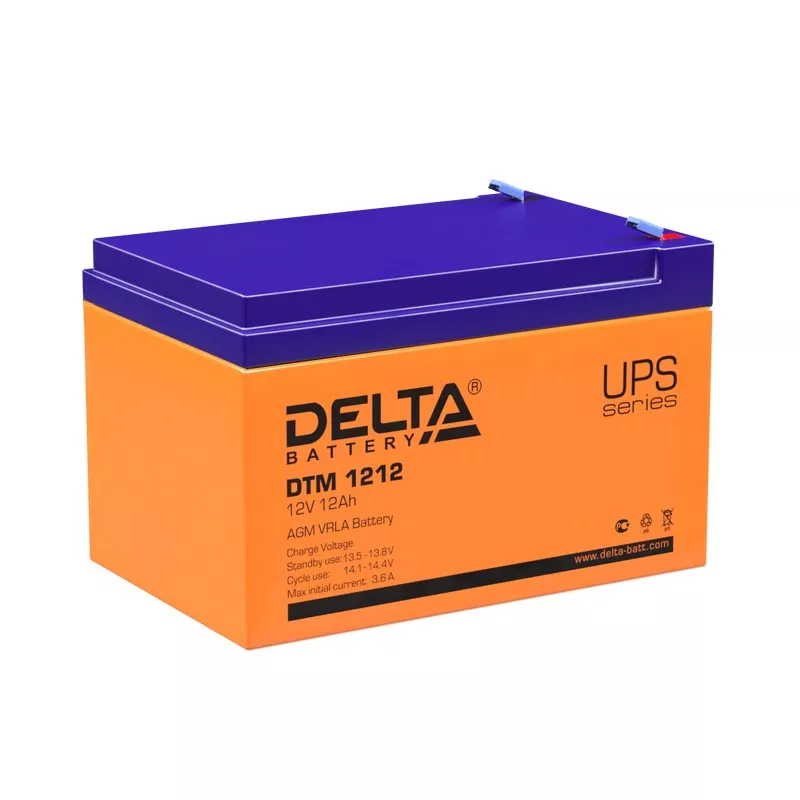 Delta DTM 1212 Аккумуляторная батарея (12 В, 12 Ач)