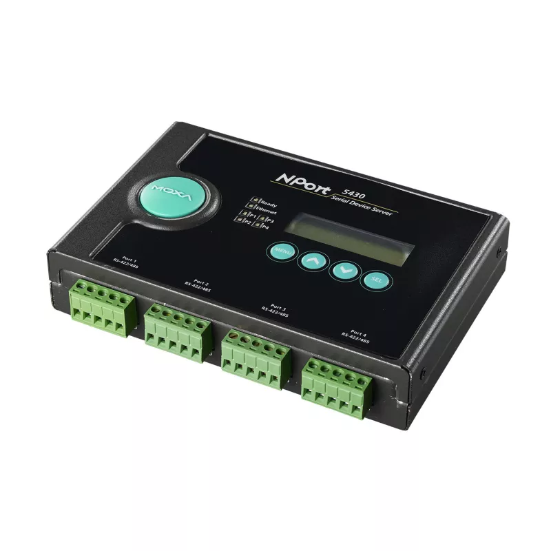 MOXA NPort 5430 4-портовый асинхронный сервер RS-422/485 в Ethernet 