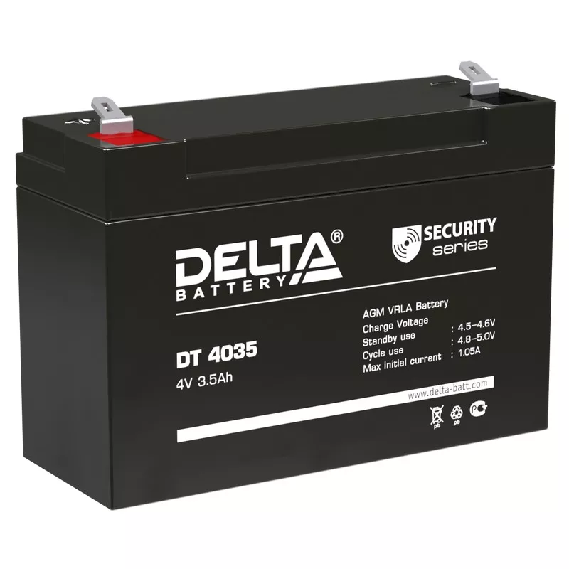 Delta DT 4035 Аккумуляторная батарея (4В, 3,5Ач)