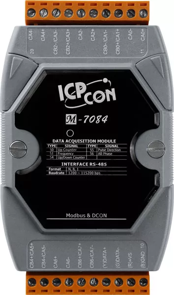 ICP-CON M-7084 4/8-канальный модуль ввода (счетчик/частотомер/энкодер)