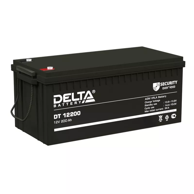 Delta DT 12200 Аккумуляторная батарея (12В, 200Ач)