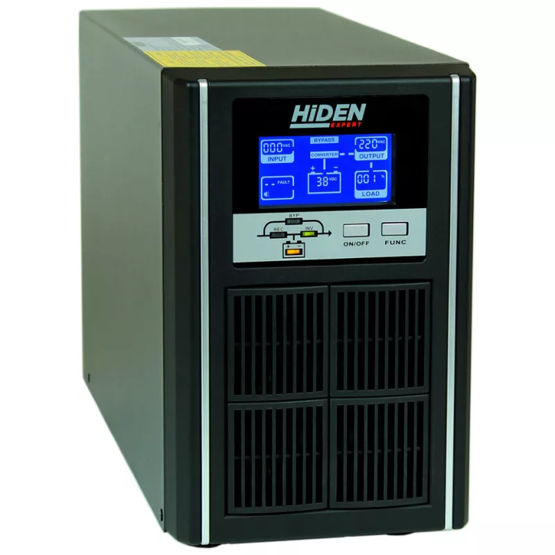 ИБП HIDEN EXPERT UDC9201S, встроенные АКБ в корпусе (3х9А/ч), 1 kVA/0,9 kW (PF=0,9)