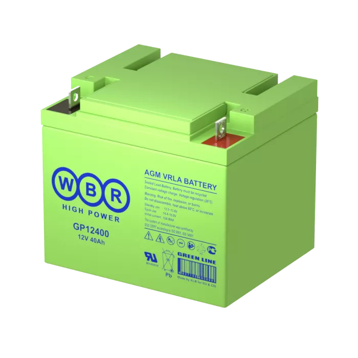 WBR GPL 12400  Аккумуляторная батарея (12В, 40Ач)