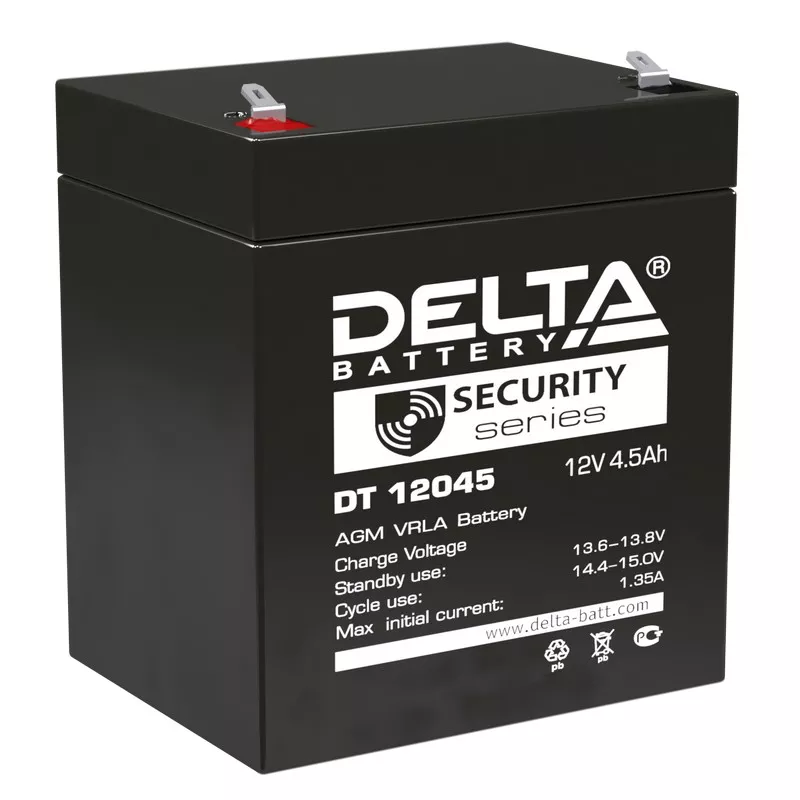 Delta DT 12045 Аккумуляторная батарея (12В, 4.5Ач)
