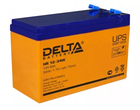 Delta HR 12-34W Аккумуляторная батарея (12В, 9Ач)