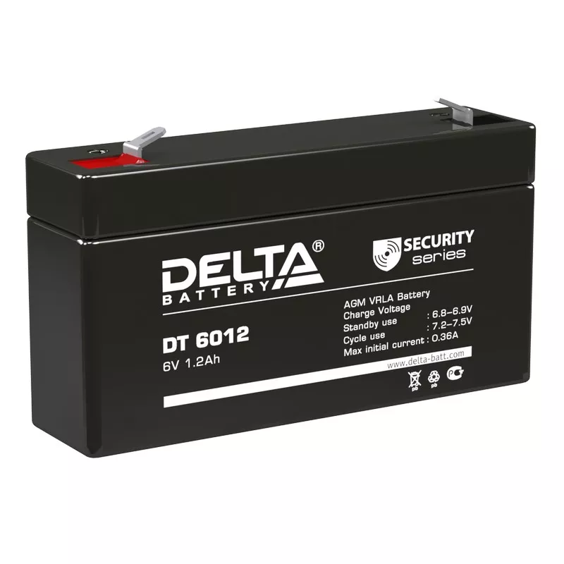 Delta DT 6012 Аккумуляторная батарея (6В, 12Ач)