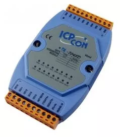ICP-CON I-7043D 16-канальный модуль дискретного вывода без изоляции, с 16 светодиодами для каждого канала