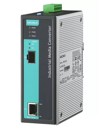 МОХА IMC-101G Медиаконвертер Gigabit Ethernet 10/100/1000BaseTX в 1000BaseSX/LX/LHX/ZX в металлическом корпусе