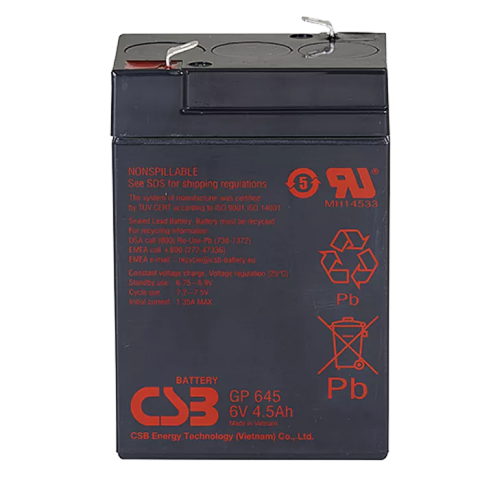 CSB GP 645 Аккумуляторная батарея (6В 4,5 Ач)