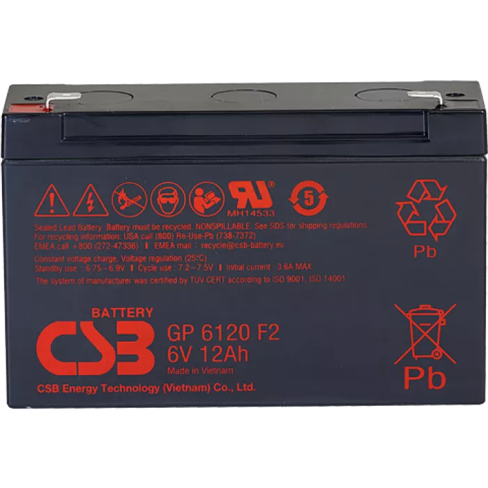 CSB GP 6120 Аккумулятор 6В 12Ач