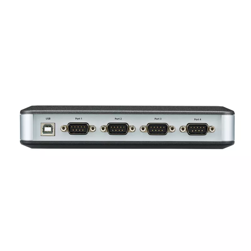 MOXA UPort 2410 4-портовый преобразователь USB в RS-232 в пластиковом корпусе