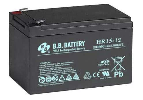 B.B.Battery HR 15-12 Аккумуляторная батарея (12V, 15Ah)